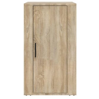 Dressoir 40x33x70 cm bewerkt hout sonoma eikenkleurig 3