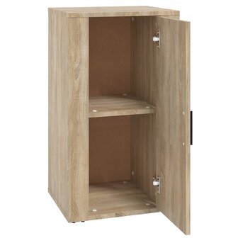 Dressoir 40x33x70 cm bewerkt hout sonoma eikenkleurig 4