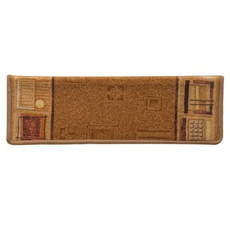 Trapmatten zelfklevend 5 st 65x21x4 cm beige 4