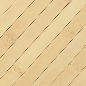 Vloerkleed rechthoekig 60x100 cm bamboe lichtnaturel 7