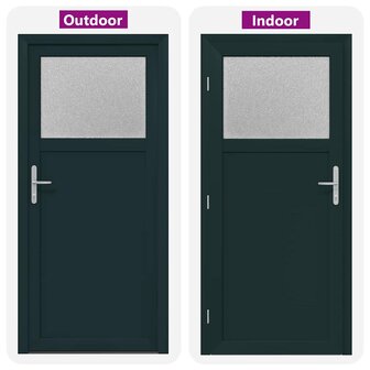 Voordeur Antraciet PVC 6