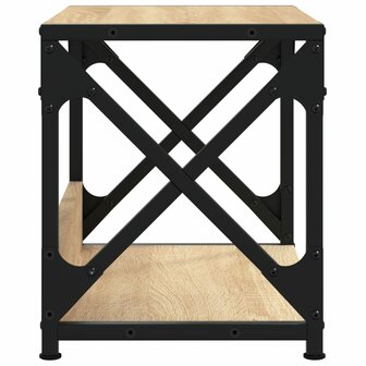 Printerstandaard 44x26x31,5 cm bewerkt hout sonoma eikenkleurig 5