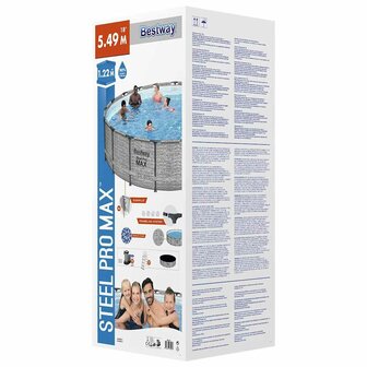 Bestway Zwembad Power Steel 549x122 cm 8