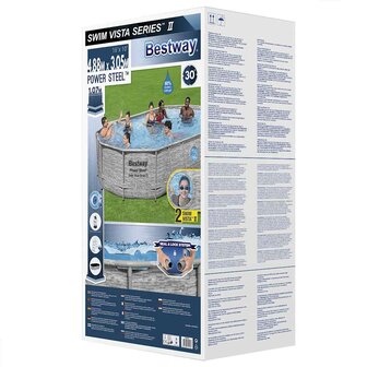 Bestway Power Steel Zwembadset 488x305x107 cm 8