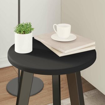 Tafelblad Zwart 30 x 30 x 1.5 cm Bewerkt hout 4
