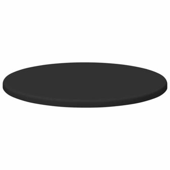Tafelblad Zwart 40 x 40 x 1.5 cm Bewerkt hout 5