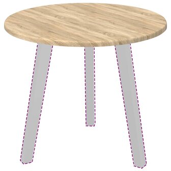 Tafelblad Sonoma eiken 50 x 50 x 1.5 cm Bewerkt hout 3