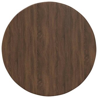 Tafelblad bruin eikenkleur 50 x 50 x 1.5 cm Bewerkt hout 2