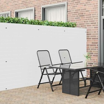 Tuinhek Dubbelzijdig Wit 1,8x5 m PVC 1