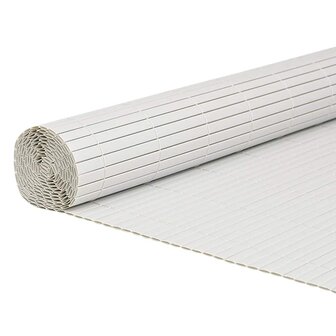 Tuinhek Dubbelzijdig Wit 1,8x5 m PVC 2