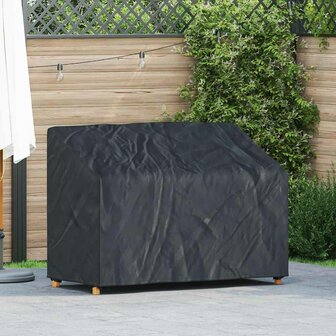 Tuinbankhoes Zwart 134 x 70 x 65 / 94 cm 210D stof 1