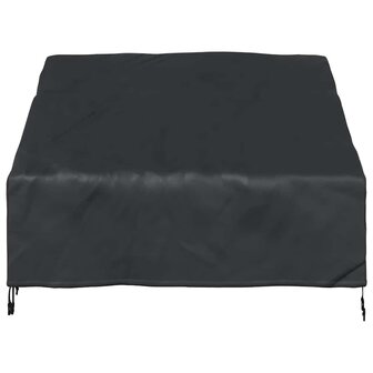 Tuinbankhoes Zwart 130 x 95 x 40 / 80 cm 420D stof 4