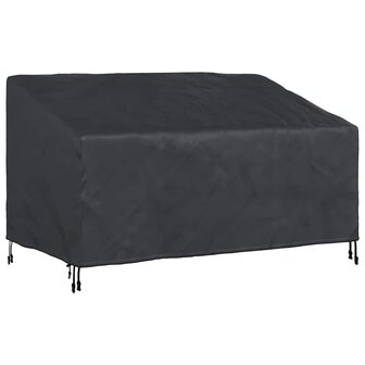 Tuinbankhoes Zwart 160 x 100 x 61 / 89 cm 210D stof 2