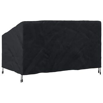 Tuinbankhoes Zwart 160 x 100 x 61 / 89 cm 210D stof 6