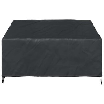 Tuinbankhoes Zwart 160 x 100 x 61 / 89 cm 420D stof 4