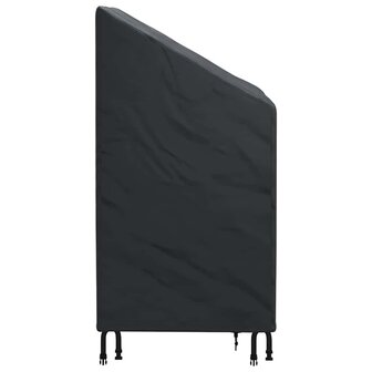 Tuinstoelhoes Zwart 70 x 70 x 85 / 125 cm 210D stof 5