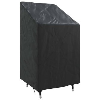 Tuinstoelhoes Zwart 70 x 70 x 85 / 125 cm 420D stof 3