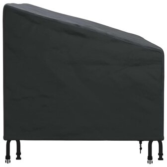 Tuinstoelhoes Zwart 90 x 90 x 50 / 75 cm 210D stof 5