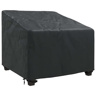 Tuinstoelhoes Zwart 90 x 90 x 50 / 75 cm 420D stof 3