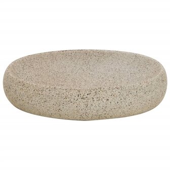 Opzetwasbak ovaal 59x40x15 cm keramiek zandkleurig 4