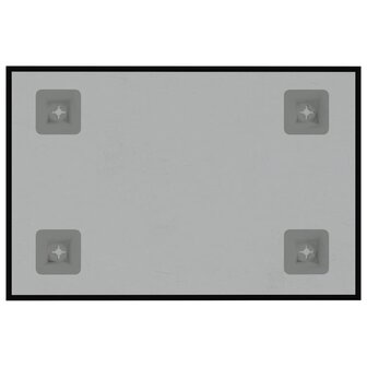 Magneetbord voor aan de wand 30x20 cm gehard glas zwart 4