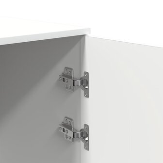 Opbergkast 40x45x103,5 cm bewerkt hout wit 9