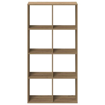 Kamerscherm / boekenkast 69,5x29x137,5 cm hout artisanaal eiken 6