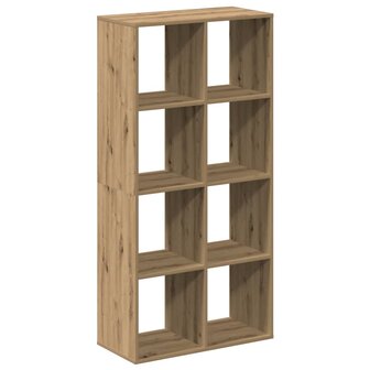 Kamerscherm / boekenkast 69,5x29x137,5 cm hout artisanaal eiken 8