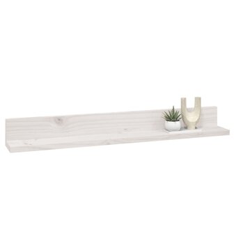 Wandkasten 2 st 80x11x9 cm massief grenenhout wit 6