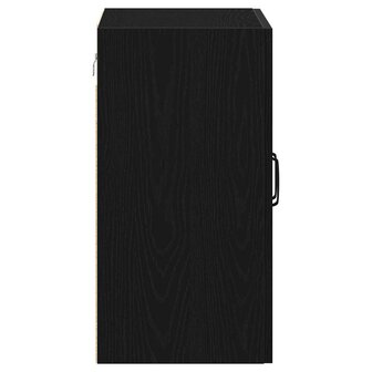 Wandkast 60x31x60 cm bewerkt hout zwart eikenkleurig 7