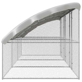 Kippenhok Zilver 600 x 200 x 198.5 cm Gegalvaniseerd staal 4