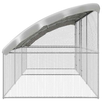 Kippenhok Zilver 600 x 200 x 198.5 cm Gegalvaniseerd staal 4