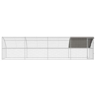 Kippenhok Zilver 800 x 200 x 198.5 cm Gegalvaniseerd staal 3