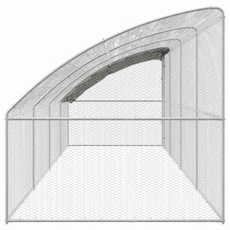 Kippenhok Zilver 800 x 200 x 198.5 cm Gegalvaniseerd staal 4