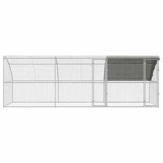 Kippenhok Zilver 600 x 200 x 198.5 cm Gegalvaniseerd staal 3