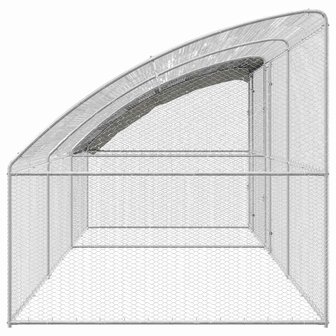 Kippenhok Zilver 600 x 200 x 198.5 cm Gegalvaniseerd staal 4