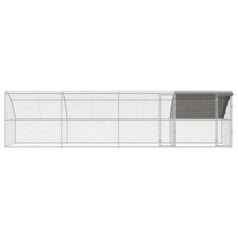 Kippenhok Zilver 800 x 200 x 198.5 cm Gegalvaniseerd staal 3