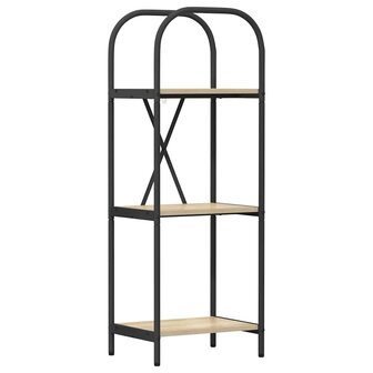 Boekenkast Sonoma eiken 40 x 30 x 109 cm Bewerkt hout 2