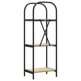 Boekenkast Sonoma eiken 40 x 30 x 109 cm Bewerkt hout 7