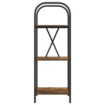 Boekenkast Gerookt eiken 40 x 30 x 109 cm Bewerkt hout 5