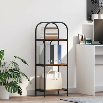 Boekenkast Oud hout 40 x 30 x 109 cm Bewerkt hout 1