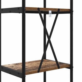 Boekenkast Oud hout 40 x 30 x 109 cm Bewerkt hout 9