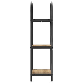 Boekenkast artisanaal eikenkleurig 40 x 30 x 109 cm 6