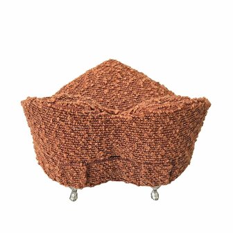Juwelenkistje Versa Rood Polyester Metaal Spiegel Hout MDF 16 X 13,5 X 16 CM Sofa 4