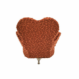 Juwelenkistje Versa Rood Polyester Metaal Spiegel Hout MDF 12 x 19 x 18 cm Leunstoel 4