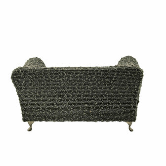 Juwelenkistje Versa Grijs Polyester Metaal Spiegel Hout MDF 9,5 X 12,5 X 23,5 CM Sofa 4