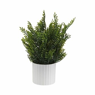 Decoratieve plant Versa Ijzer Textiel Plastic 8,5 X 26 CM 2
