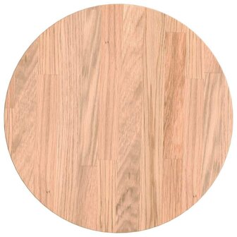 Tafelblad Anders Lichtbruin &Oslash; 30 x 2.5 cm Massief eikenhout 2