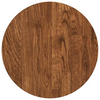 Tafelblad Anders Donkerbruin &Oslash; 30 x 2.5 cm Massief eikenhout 2