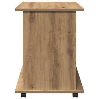 Rolkast 60x45x60 cm bewerkt hout artisanaal eikenkleurig 6